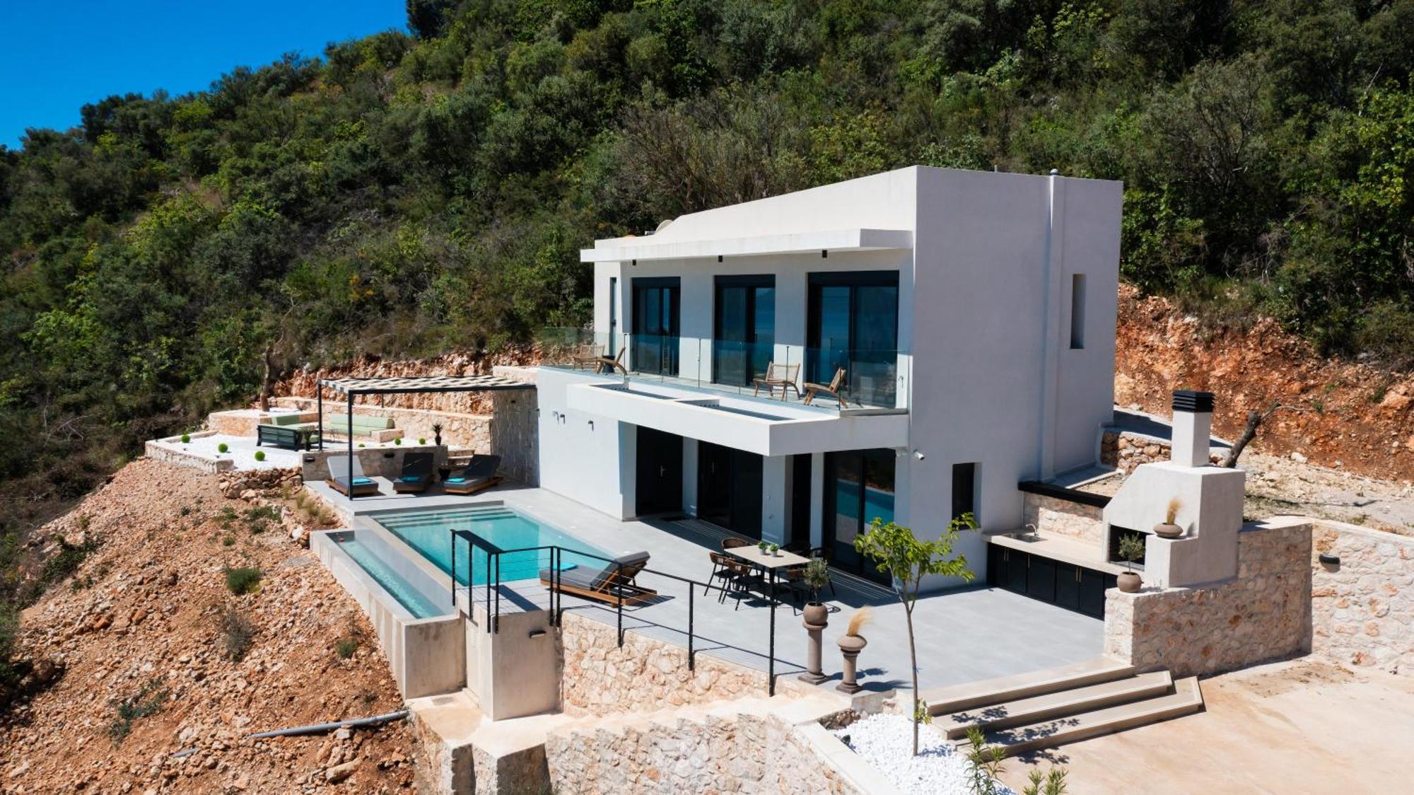 Pantea Luxury Villa Vasilikí Exteriér fotografie