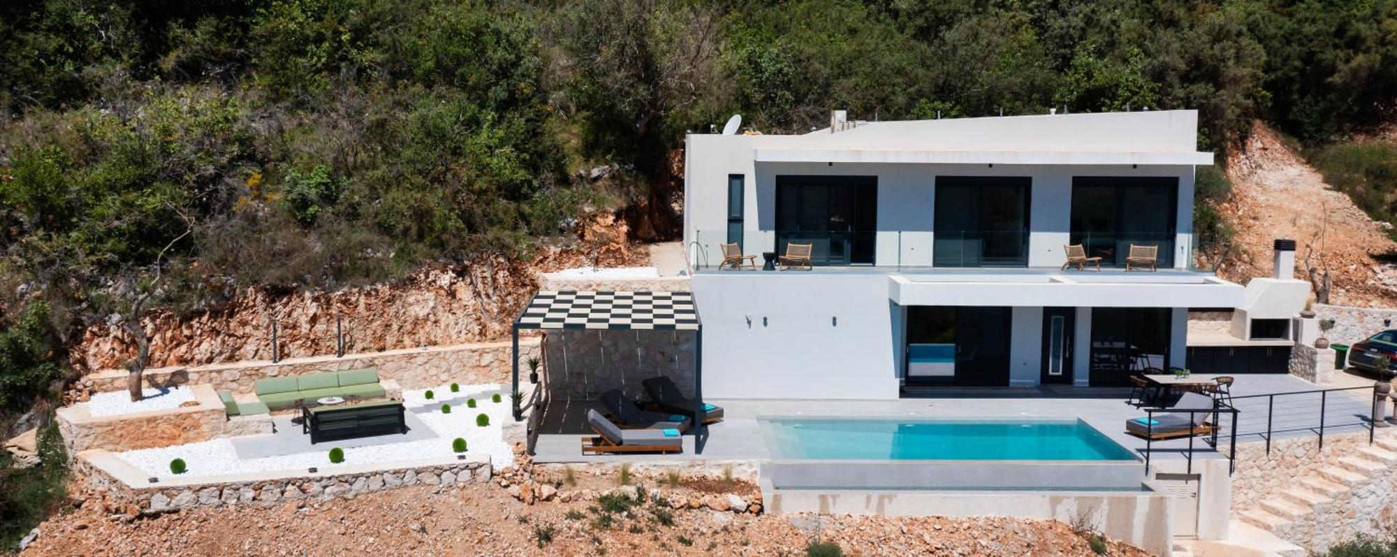 Pantea Luxury Villa Vasilikí Exteriér fotografie