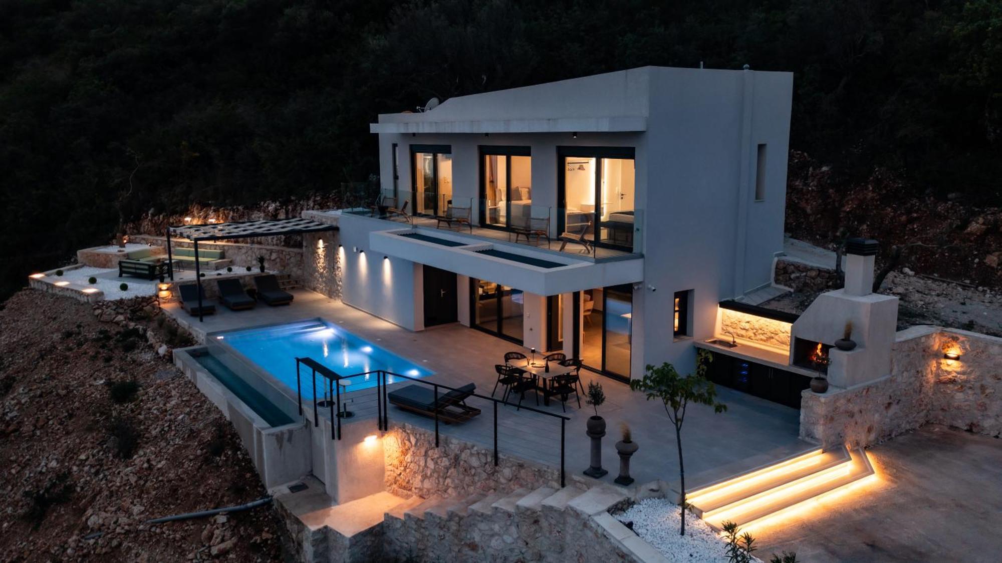 Pantea Luxury Villa Vasilikí Exteriér fotografie